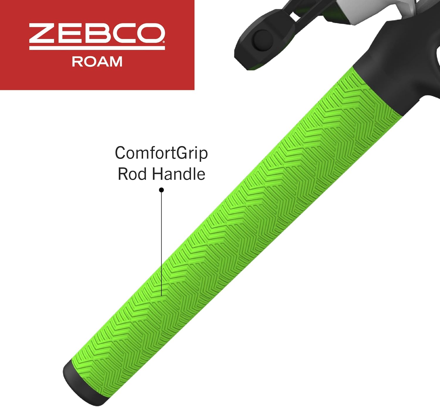 Zebco Roam Telescopic Fishing Rod and Spinning or Spincast Fishing Reel Combo, Durable 6-Foot Fiberglass Rod with ComfortGrip Handle, Pre-spooled with Zebco Cajun Fishing Line - Image 6